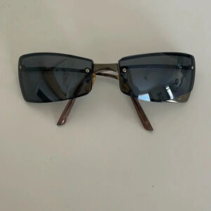 Gucci vintage  retro frameless sunglasses
